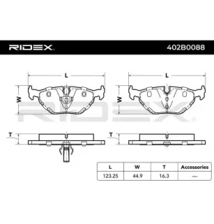 Plaquettes de frein pour BMW, MG, MG (NANJING), MG (SAIC), ROEWE (SAIC), ROVER, SAAB- 5058110, 93194192 S5058110