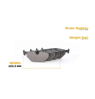 Pastillas de freno para BMW, MG, MG (NANJING), MG (SAIC), ROEWE (SAIC), ROVER, SAAB- 5058110, 93194192 S5058110