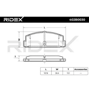 Plaquettes de frein pour HAIMA (FAW), MAZDA, MERCURY MITSUBISHI- B6Y82648Z