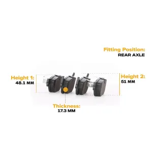 Pastillas de freno para BMW 34121288891, 34121288892, 34121288893, 34121288894, 34212288891, EICHER- 101110599