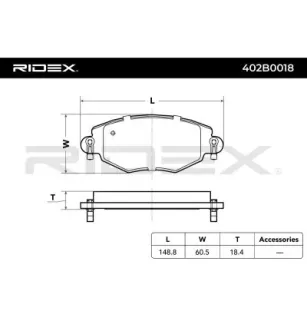 Plaquettes de frein pour FORD, JAGUAR- C2S12638, C2S17129, C2S48022, C2S52079 CS217129