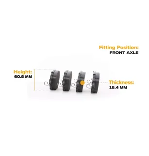 Brake pads for FORD, JAGUAR- C2S12638, C2S17129, C2S48022, C2S52079 CS217129