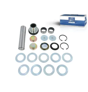 Kit pivot de fusée de roue, D1: 52 mm, D2: 53 mm, L: 235 mm Pour MAN Chassis, Lion's, L/M/F/E 2000, N-Busse, S-Busse, TG-Serie.