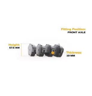 Brake pads for ALFA ROMEO, EICHER, FIAT, GENERAL MOTORS, LANCIA, OPEL PEUGEOT- 425408