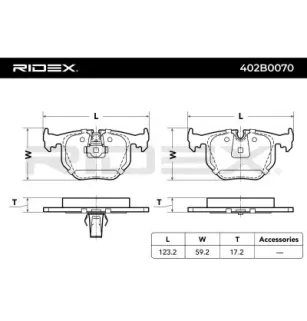 Plaquettes de frein pour BMW, EICHER, LAND ROVER- SFP000120, SFP500210 SFP500230