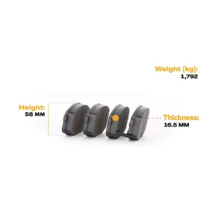 Brake pads for CHANA, CHANGAN, HYUNDAI, HYUNDAI (BEIJING), JAC, KIA, KIA (DYK) TOYOTA- 04465YZZCQ