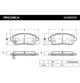 Plaquettes de frein pour DAIHATSU, EICHER, FORD, FORD AUSTRALIA, MAZDA, MITSUBISHI, SUZUKI, TOYOTA- 04491B1031 04491B1030