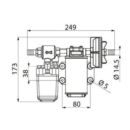 Pompe a eau électrique 12 volts