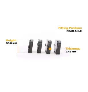 Pastillas de freno para AUDI, AUDI (FAW), EICHER, SEAT, SKODA, VW- 8K0698451B, 8K0698451A, 8K0698451, 8K0698451D, 8K0698451E