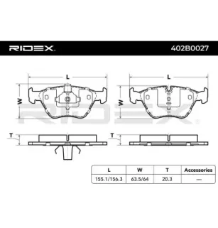 Plaquettes de frein pour BMW, MG, OSCA ROVER- SFP000040