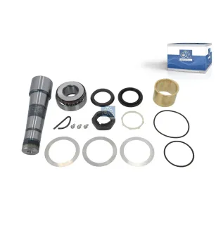 Kit pivot de fusée de roue, avec roulement, D1: 60 mm, D2: 40 mm, M40 x 1,5, L: 226,5 mm Pour Renault C-Serie, K-Serie, Kerax