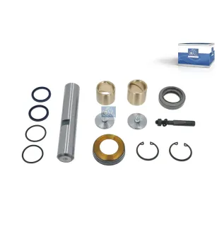 Kit pivot de fusée de roue, D: 28 mm, L: 153,5 mm Pour Renault Midliner - 5000793641