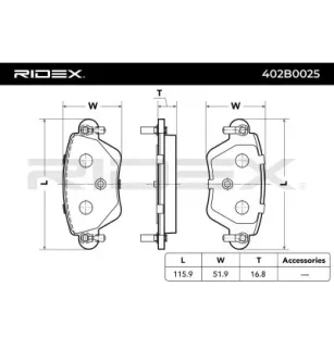 Plaquettes de frein pour FORD, JAGUAR, RENAULT- 7701207187 8671016712