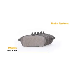 Pastilhas de freio para BEIJING BENZ (BBDC), MERCEDES-BENZ, MERCEDES-BENZ (BBDC) - A0054201520, A0064207120, A0054200820