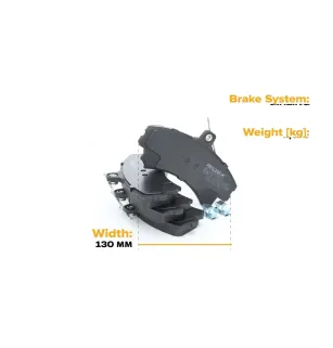 Brake pads for MITSUBISHI, PROTON, SMART, VOLVO- 30769197, 3345670 3345672