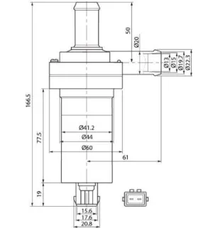 Pompe de circulation 12 volts