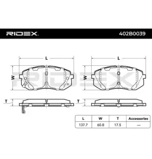 Plaquettes de frein pour EICHER, HYUNDAI, HYUNDAI (BEIJING), KIA, KIA (DYK)- 58101F8A00 581012SA50