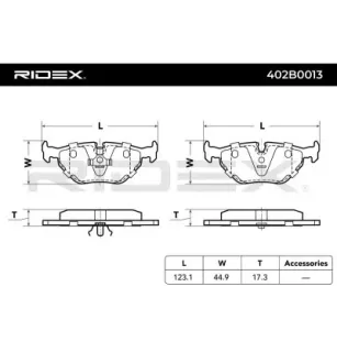 Plaquettes de frein pour BMW, MG, OSCA, ROVER- GBP341AF, GBP90341AF SFP100520