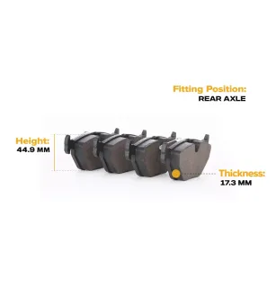 Brake pads for BMW, MG, OSCA, ROVER- GBP341AF, GBP90341AF SFP100520