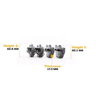 Pastiglie freno per OPEL- 1605000, 1605034, 1605070, 1605091, 1605121, 1605959, 90544025, 9195144, 9195607