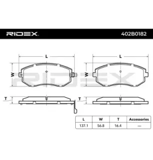 Plaquettes de frein pour EICHER, SAAB, SUBARU, TOYOTA- SU00304089, SU00304324 SU00304678