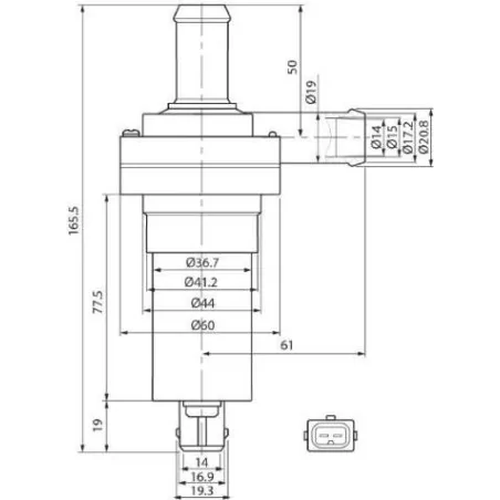 Pompe de circulation 12 volts