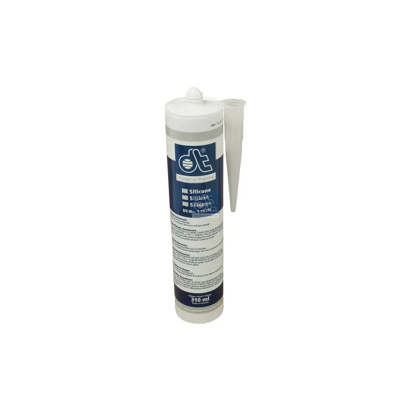 Pâte d'étanchéité silicone, noir, 310 ml, Tmin: -40 °C, Tmax: 250 °C Pour MAN Chassis, D-engines, E-engines, F 7/8/9, G/M/F 90.