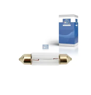 Ampoule, 24 V, 10 W, SV8,5-8, L: 41 mm Pour Mack Mid-Liner - Renault C-Serie, D-Serie, G / Manager, K-Serie, Kerax, Magnum