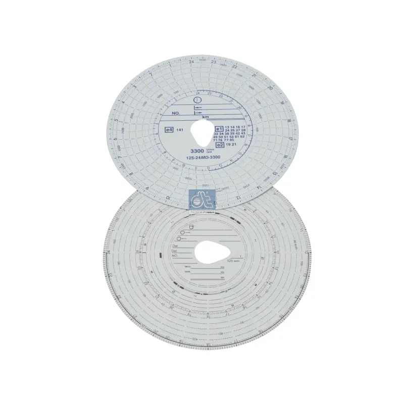 Kit de disques de tachygraphe, 1 journée avec vitesse de rotation Pour Mack Mid-Liner - Renault C-Serie, D-Serie, G / Manager Kit de disques de tachygraphe, 1 journée avec vitesse de rotation Pour Mack Mid-Liner - Renault C-Serie, D-Serie, G / Manager