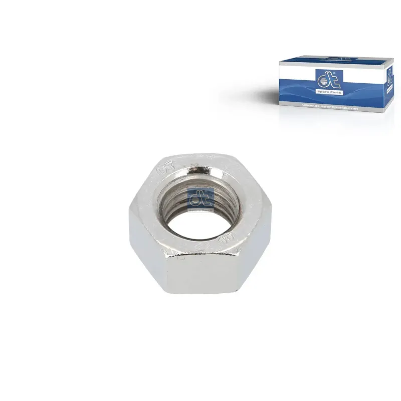 Ecrou, M14 x 2, 10, DIN 934 Pour Mack Mid-Liner - Renault G/Manager, Kerax, Magnum, Maxter, Midliner, C/CBH/CLM/CLR.