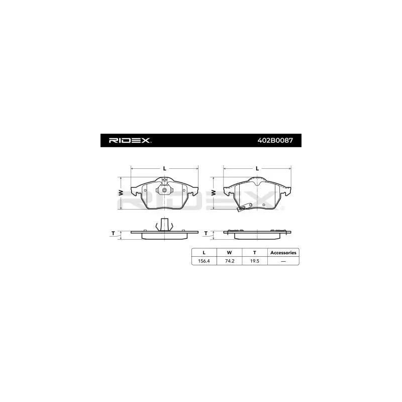 Plaquettes de frein pour OPEL, SAAB, SATURN, VAUXHALL- 5532544, 5533518, 1605984, 9195064, 09195064 93173734