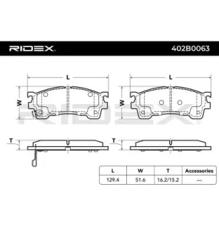 Plaquettes de frein pour FORD, FORD USA, HAIMA (FAW), MAZDA- BJYL3328Z, BLYM3323Z, BLYM3328Z, C1Y03323Z