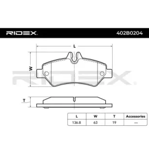 Plaquettes de frein pour MERCEDES-BENZ, VAG, VW- 2E0698451 2E0698451H