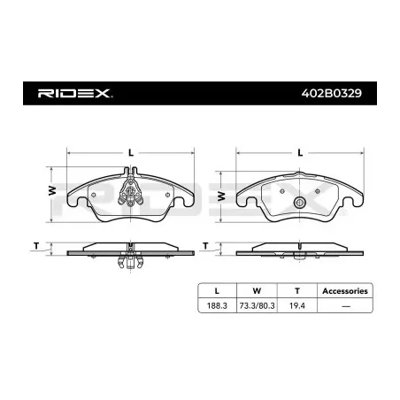 Plaquettes de frein pour MERCEDES-BENZ- 0004200105, 0054201020, 0054201320, 0054201620, 0064202820, 0074205820, 0074207520