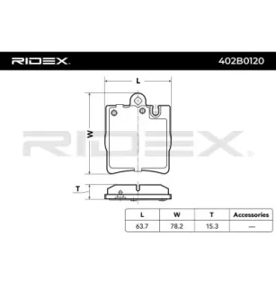 Brake pads for MERCEDES-BENZ- 0024205220, 0034202820, 00342028200090, 003420282041, 0034205220