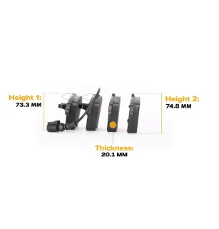 Pastilhas de freio para SEAT, VAG, VW- 7H0698151D 7H0698151F