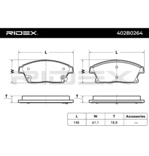 Plaquettes de frein pour BUICK, BUICK (SGM), CHEVROLET, CHEVROLET (SGM)