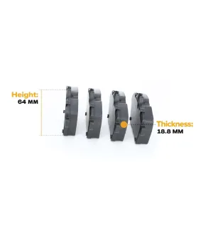 Brake pads for MERCEDES-BENZ- 1694200220, 1694200320, 1694200720, 1694200920