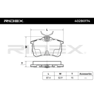 Plaquettes de frein pour HONDA- 43022S1AE02, 43022S1AE03, 43022S1AE30, 43022S1AE50, 43022SEAE01 43022SEAE10