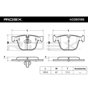 Plaquettes de frein pour BENTLEY, BMW ROLLS-ROYCE- 34216768471