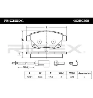 Brake Pads for FORD- 1371454, 1433958, 1530602, 1554524, 1560026, 1819638, 1824348, 1852717, 6C112M008AB