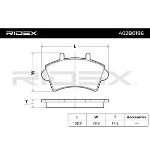 Plaquettes de frein pour NISSAN, OPEL, RENAULT VAUXHALL- 95599218