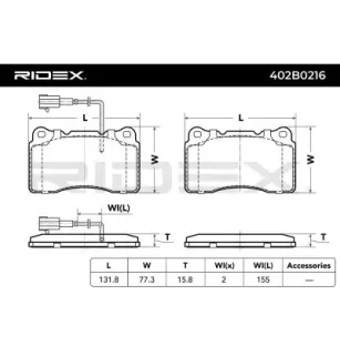 Pastilhas de freio para ALFA ROMEO, FIAT, LANCIA, MASERATI, RENAULT, VOLVO-30748957, 30748513, 30683412 30645135