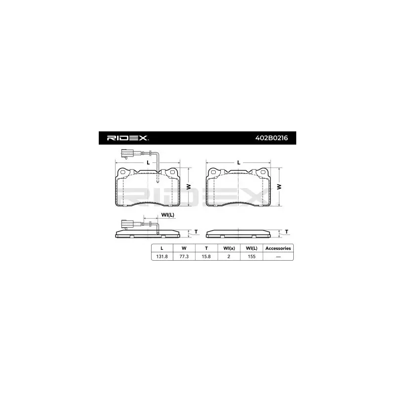 Plaquettes de frein pour ALFA ROMEO, FIAT, LANCIA, MASERATI, RENAULT, VOLVO- 30748957, 30748513, 30683412 30645135