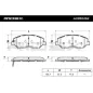 Plaquettes de frein pour HYUNDAI, KIA, SSANGYONG- 48130341A0, 4813036B00 4813036B10