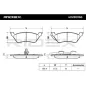 Plaquettes de frein pour CHRYSLER JEEP- 05019805AA