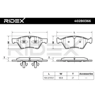Pastiglie freno per MERCEDES-BENZ- 0004201105, 0004209704, 0044204020, 1644200820, 164420082028, 1644201820