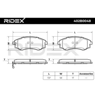 Plaquettes de frein pour DAEWOO, HYUNDAI, KIA, NISSAN, SSANGYONG- 4813008152, 4813008151, 4813008050, 4813005011