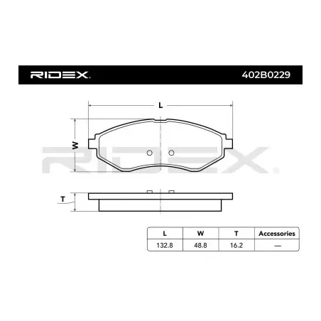 Plaquettes de frein pour CHEVROLET, DAEWOO, EICHER, PROTON- PC351112 PW891729