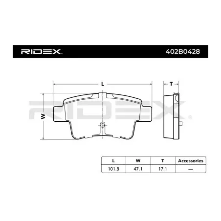 Plaquettes de frein pour ABARTH, FIAT, GENERAL MOTORS, OPEL, VAUXHALL- 093169177, 093189823, 93169177 93189823